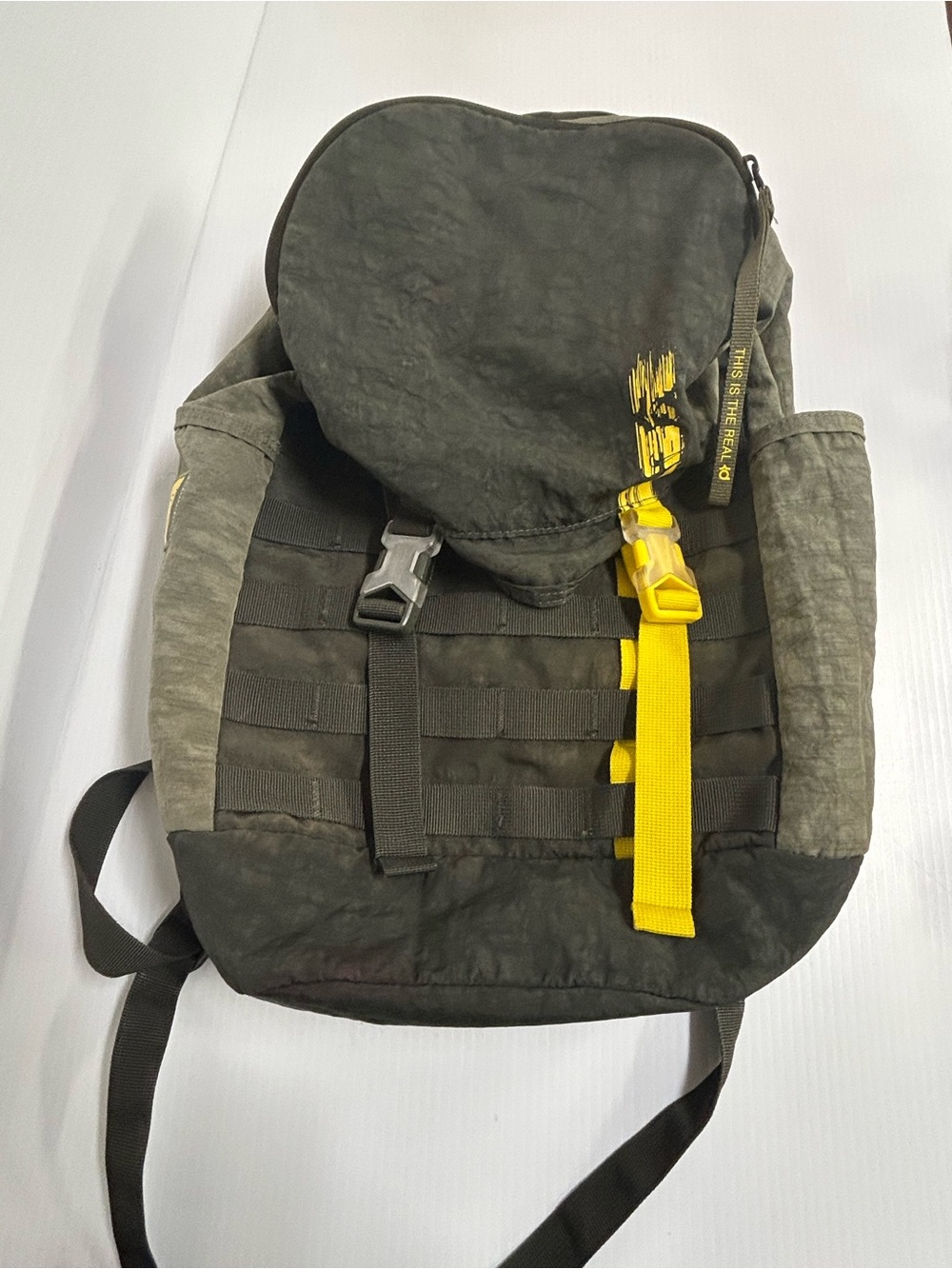 Nike KD Kevin Durant Olive Green Yellow Backpack